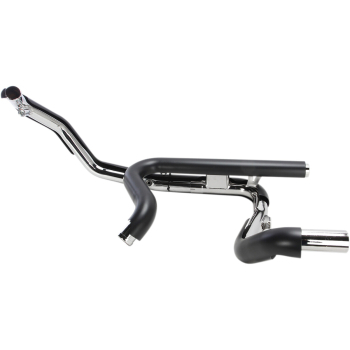 Preview: TRUE DUAL KRÜMMER DEVIL BLACK UNDERENGINE MIT X TORQUE SYSTEM FÜR TOURING 10-16